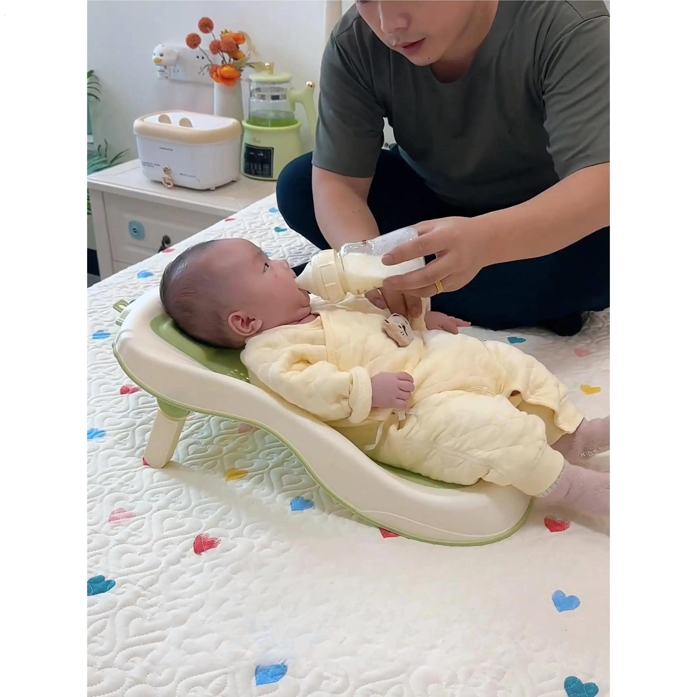哺乳神器座椅婴儿洗屁屁神器宝宝新生儿洗头躺椅可调节防滑垫浴架