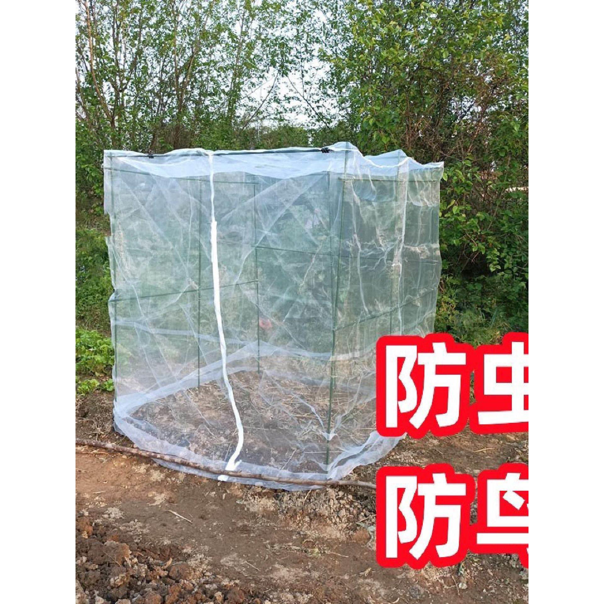 农用蚊帐型防虫网种菜专用网蔬菜防虫网纱网菜地防鸟罩植物大棚