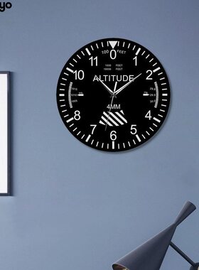 甄选汽车仪表盘钟表创意个性挂壁钟静音机芯时钟家用装饰店铺装修