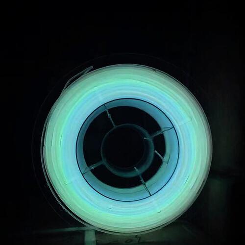 甄选元洋厂家3D打印耗材PLA夜光彩虹1.75mm白天白色夜晚渐变多色