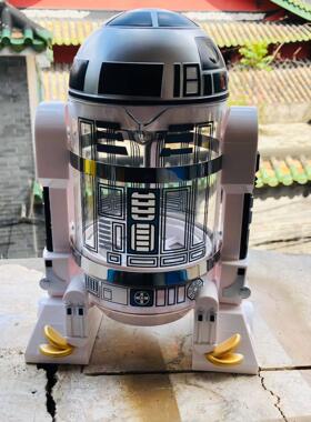 甄选星球大战R2-D2机器人家用迷你手冲咖啡机 咖啡壶保温壶摩卡法