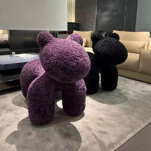 有趣凳子小马椅高密棉网红轻奢