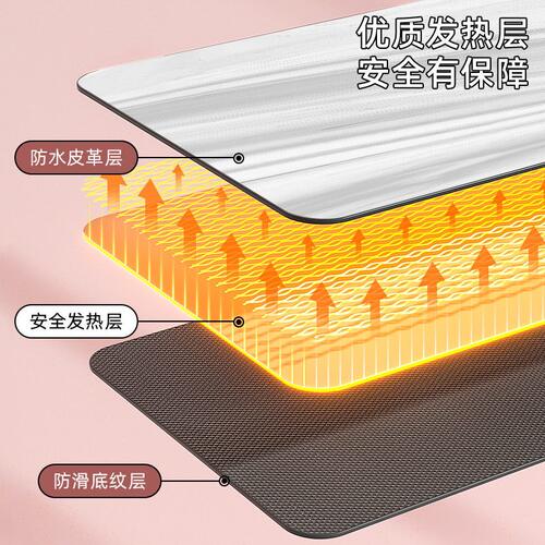 甄选派度厂家直供简约加热鼠标垫过3C材质环保暖桌垫发热鼠标垫