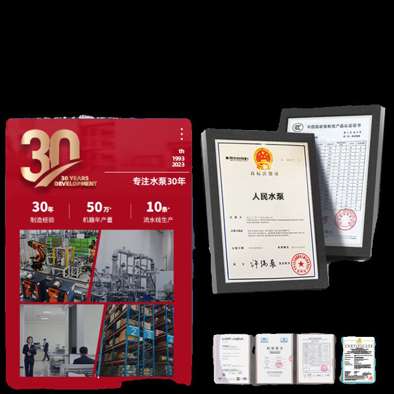 人民水泵多级潜水泵小老鼠上海高扬程大流量220v深井泵380v抽水泵