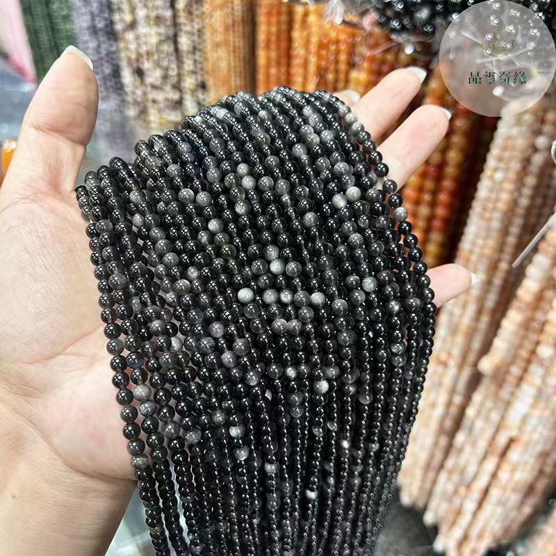 银耀石圆珠散珠半成品