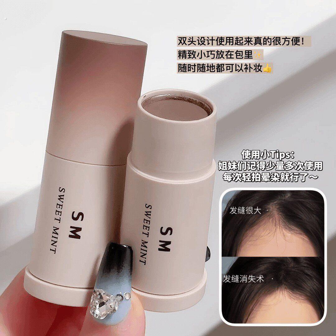 发际线粉自然填充发缝遮盖修容防汗防水持久修饰棕黑色不脱妆推荐