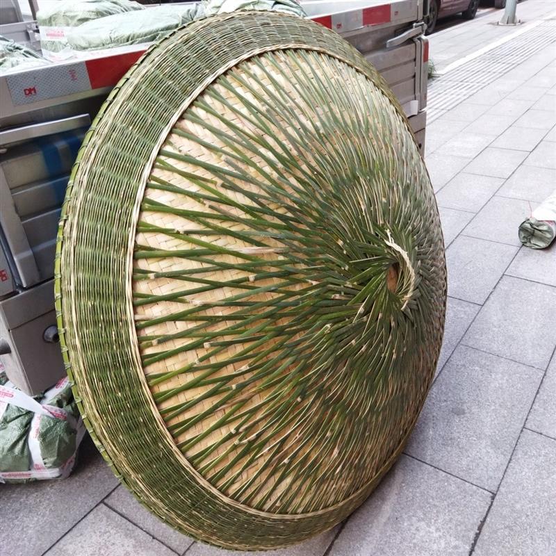 竹编盖子盖子圆盖通用圆形盖子顶盖蒸饭木桶家用通用型锅盖竹锅盖