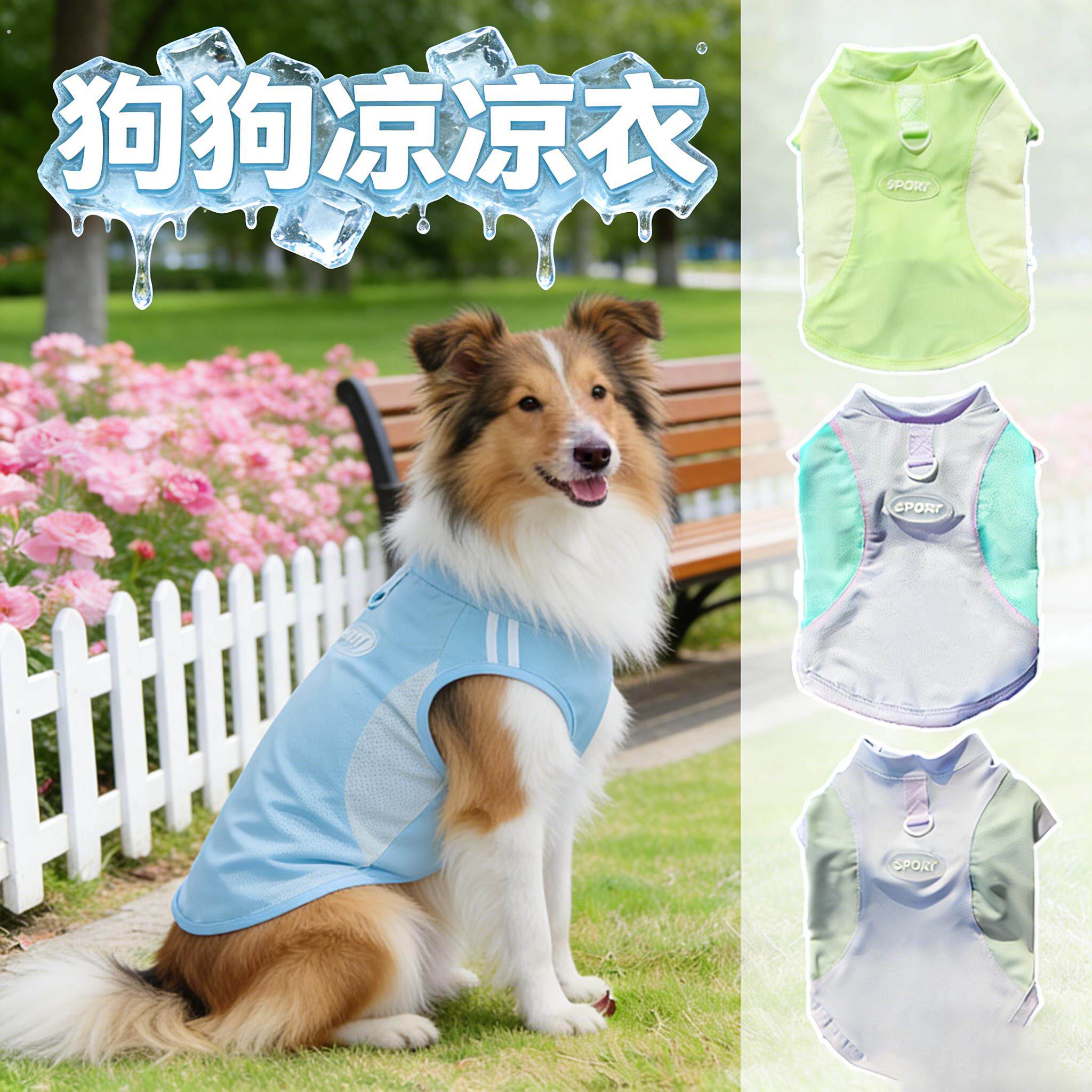 喜乐蒂专用狗狗四脚凉凉衣服夏天薄款狗2026新款大狗背心大型犬