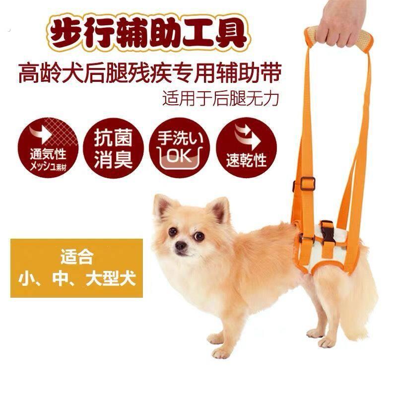 残疾犬后腿助力器狗狗受伤辅助带宠物牵引带老龄狗狗后肢助力带