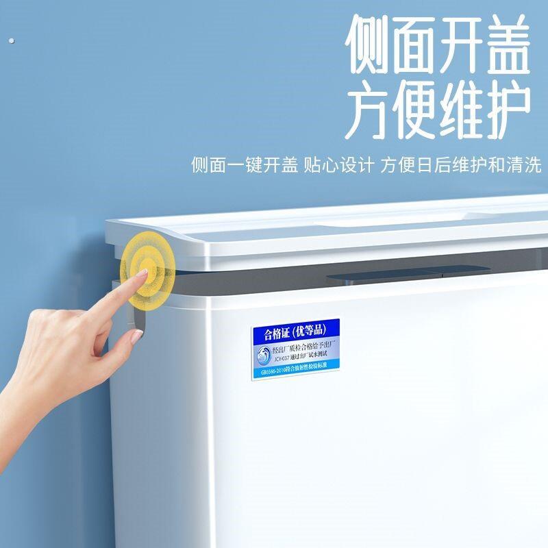 厕所冲水箱化妆室家用免打孔通用型蹲便器马桶挂墙式加厚老式水箱