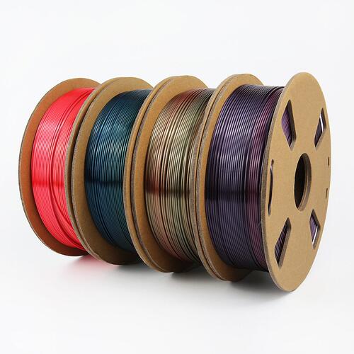 甄选3D打印耗材 PLA丝绸 两色渐变 1.75mm灯丝 1KG 3D打印机耗材
