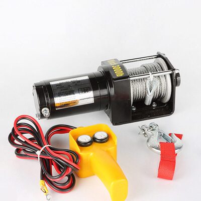 甄选3000-12000磅电动绞盘12V24V车载越野自救自锁机家用汽车蜘蛛