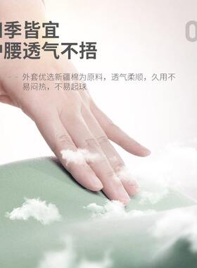 甄选靠背垫护腰久坐不累公室夏记忆棉汽车载跨境亚马逊腰垫人体工