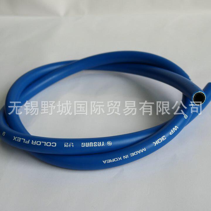 甄选黑色工业pvc强软管 野城日常空气软管 彩色压弹性软管