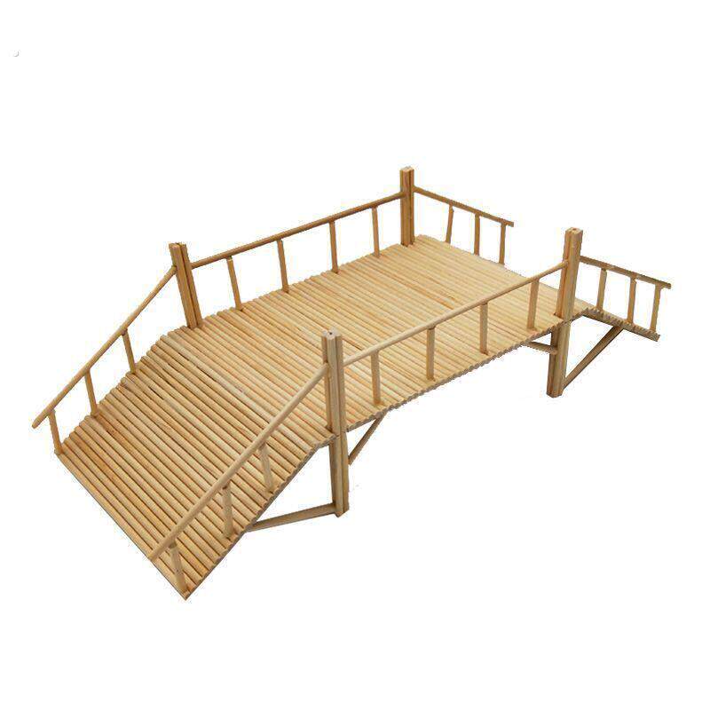手工制作材料牙签桥雪糕棒棍木条手工制作小桥木屋模型幼儿园