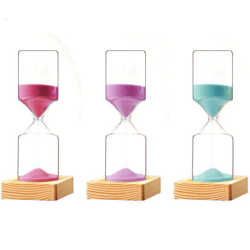 创意30分钟木座沙漏计时器 创意生日礼物 结婚乔迁送礼礼品