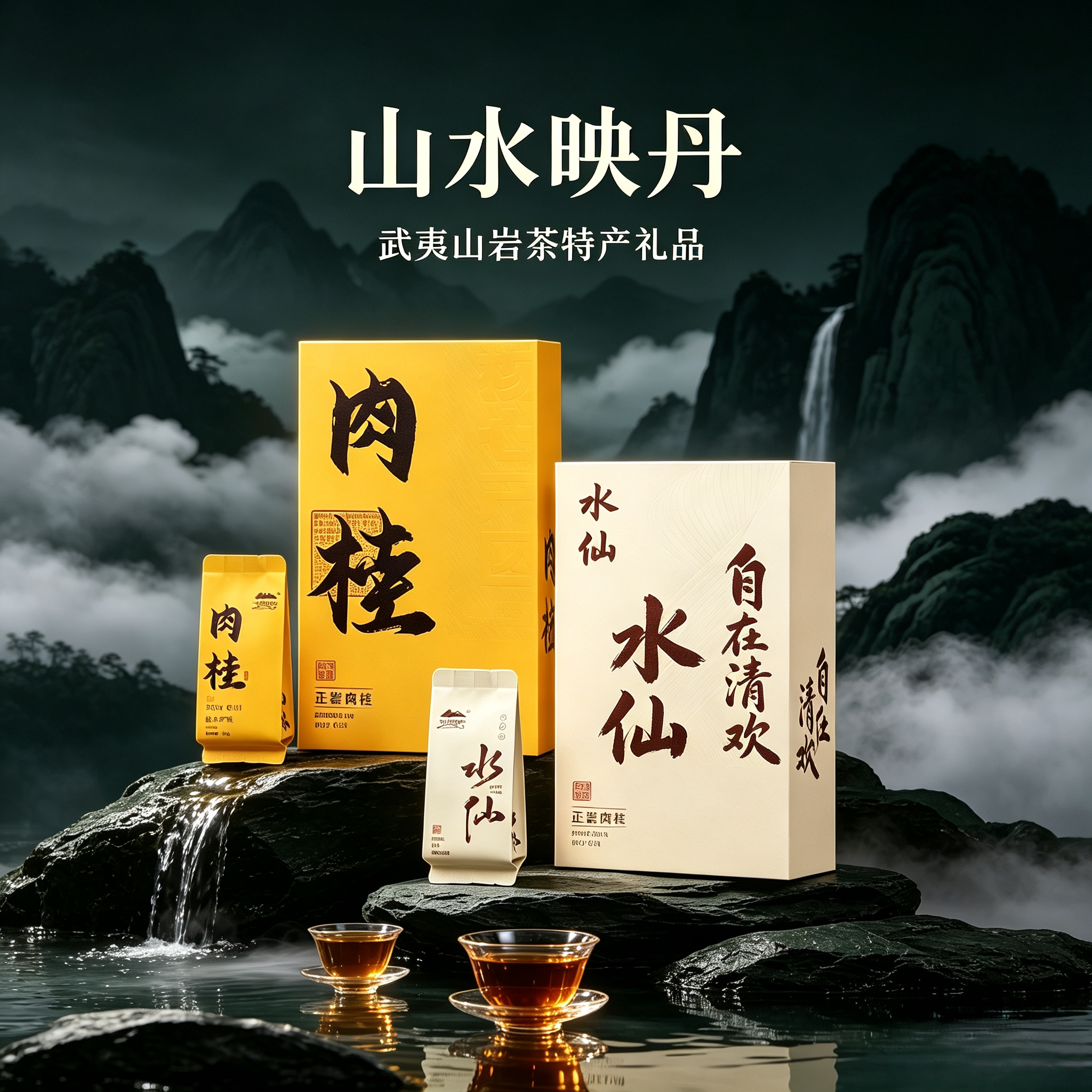 武夷山岩茶正岩肉桂茶叶自己喝2026新款小包装袋大红袍水仙礼盒装