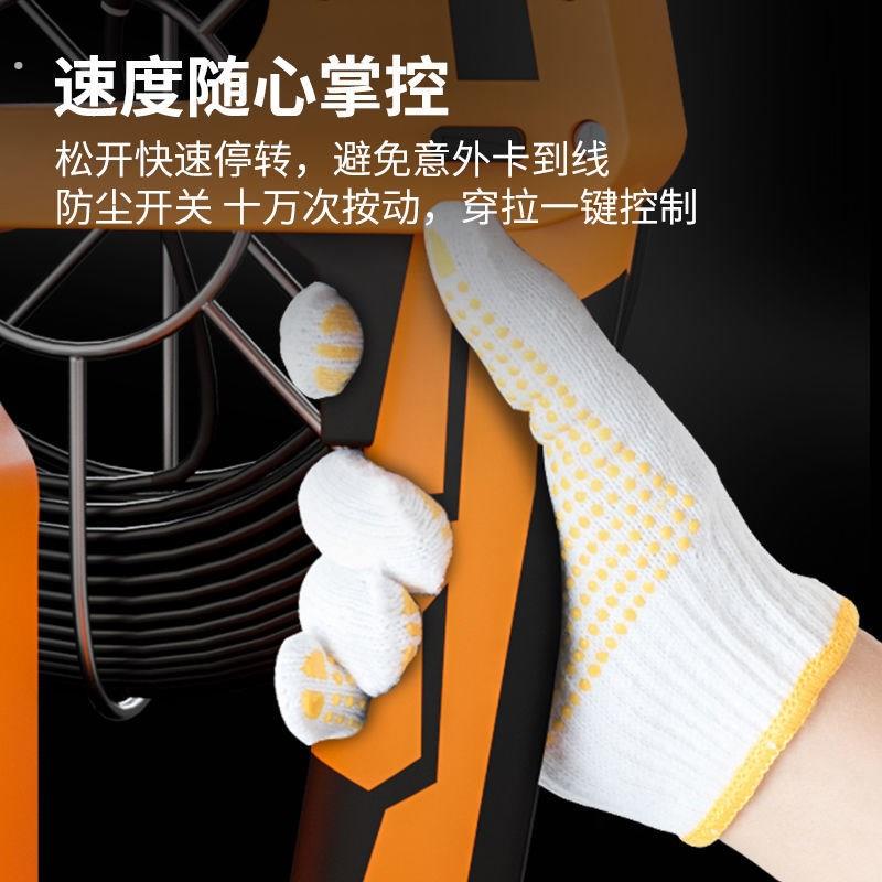 穿线神器拉线电工专用全自动引线放线串线抽线管工具锂电动穿线机