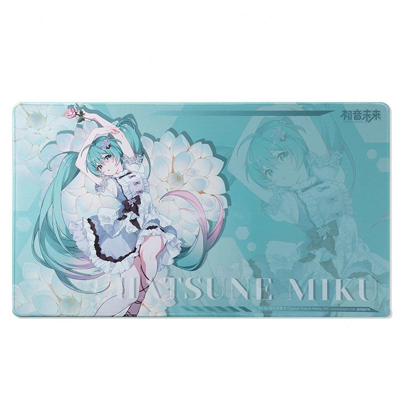 甄选Moeyu初音未来39主题花之语周边超大桌垫miku纪念鼠标垫图片