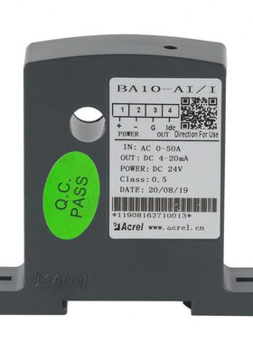 甄选安科瑞BA10-AI/I交流电流变送器 输入0-50A 输出DC4-20mA孔径