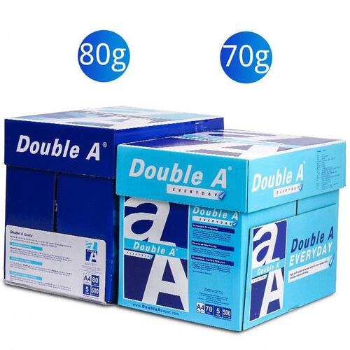 甄选Double A复印纸达伯埃70G A4 A3 80克双面打印 打印复印纸 标