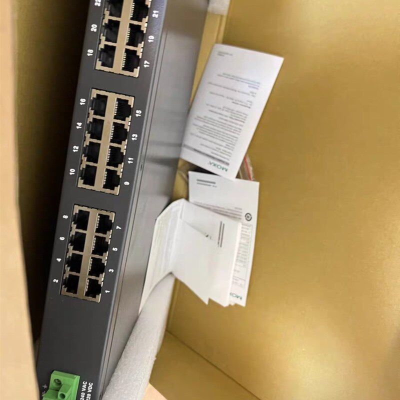 MOXA摩莎 ES-1026 26口非网管型工业以太网交换机全新原装现货