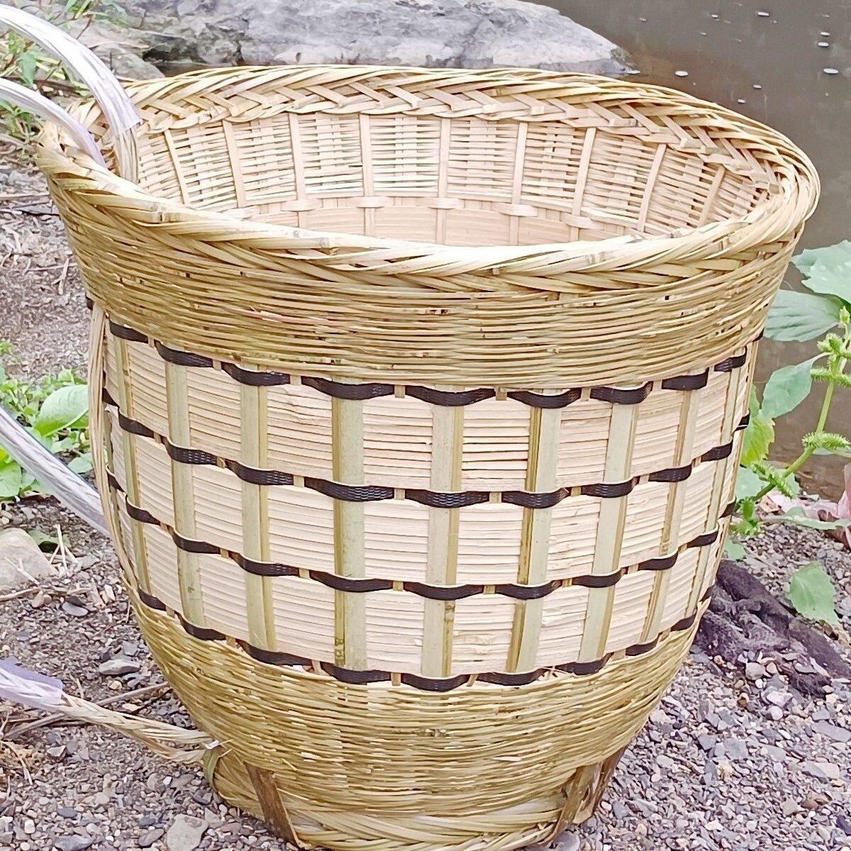 贵州纯手工编织竹编大背篓传统设圆背娄大容量轻松便捷柴背娄