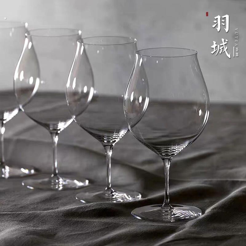 高颜值日式木村硝子家用红酒杯用饭厅白葡萄酒杯高脚甜酒香槟杯