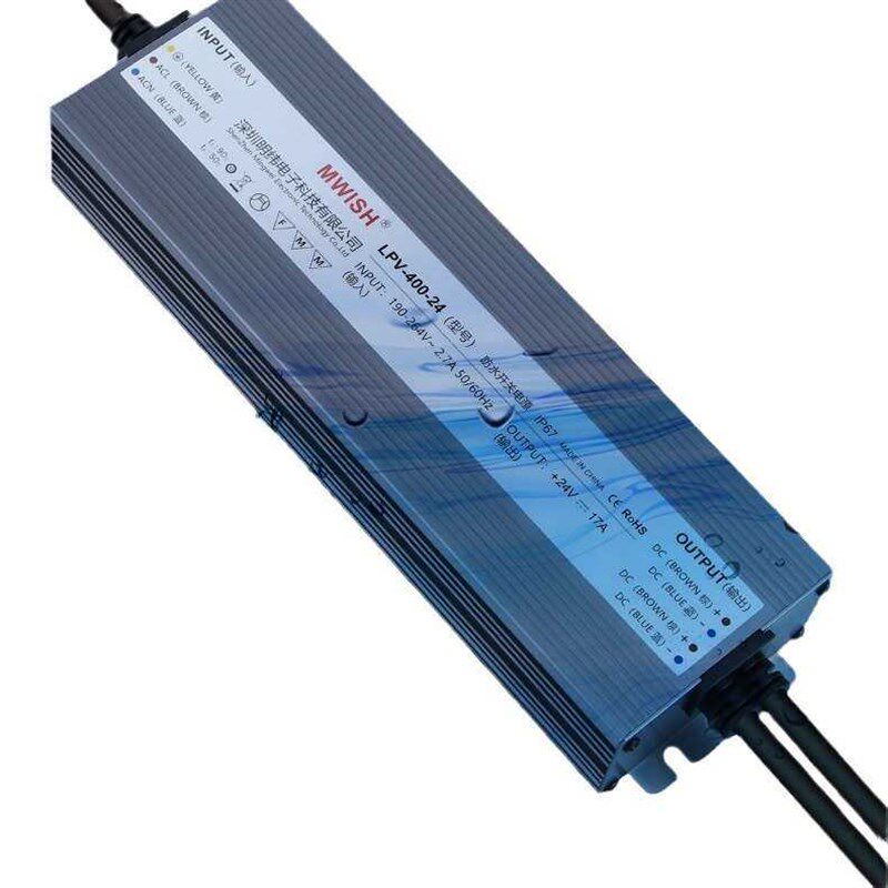 深圳明纬防水 开关电源LPV-350W-12V29A24V14.6A直流400W12V33A