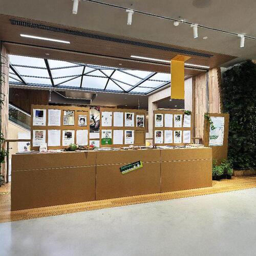 甄选gyHiboard纸板桌瓦楞纸板公桌展示桌纸艺桌纸家具美陈可重复