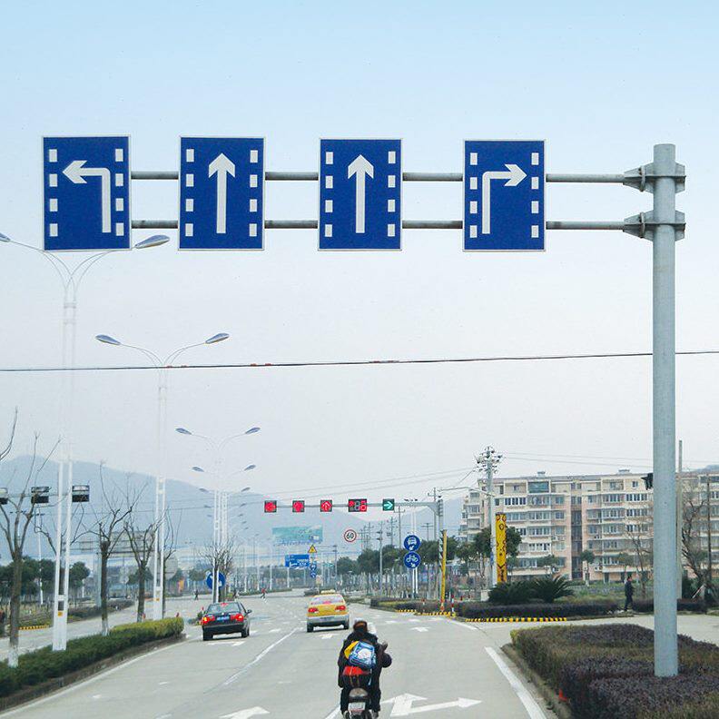 甄选交通标志牌热镀锌F杆道路指示杆 交通标识牌提示指路牌厂家定