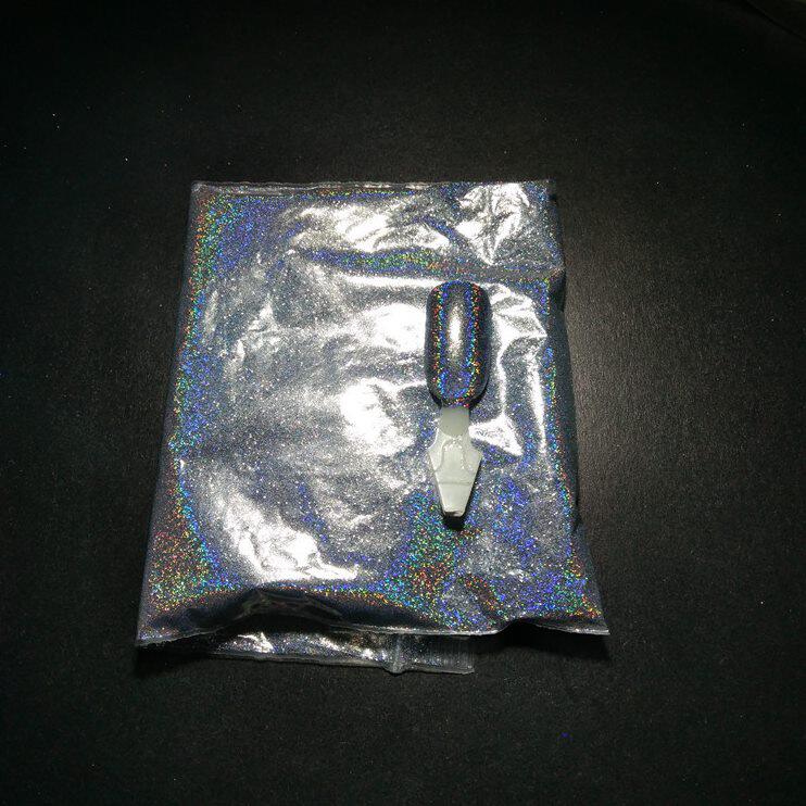 甄选美甲用耐溶剂镭射粉彩虹粉汽车改色七彩粉电镀魔镜粉12色100