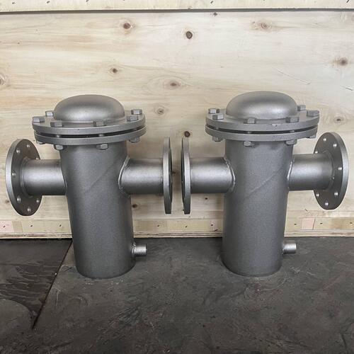 甄选篮式过滤器 304不锈钢提篮式直通管道除污器毛发收集器蓝式过