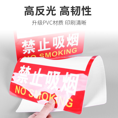 禁止吸烟消防安全标牌严禁烟火注意防火警示警告标志标识贴厂区仓