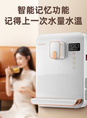 纽米管线机壁挂式速热冰热两用制冷家用调温即热式冷热饮水直饮机