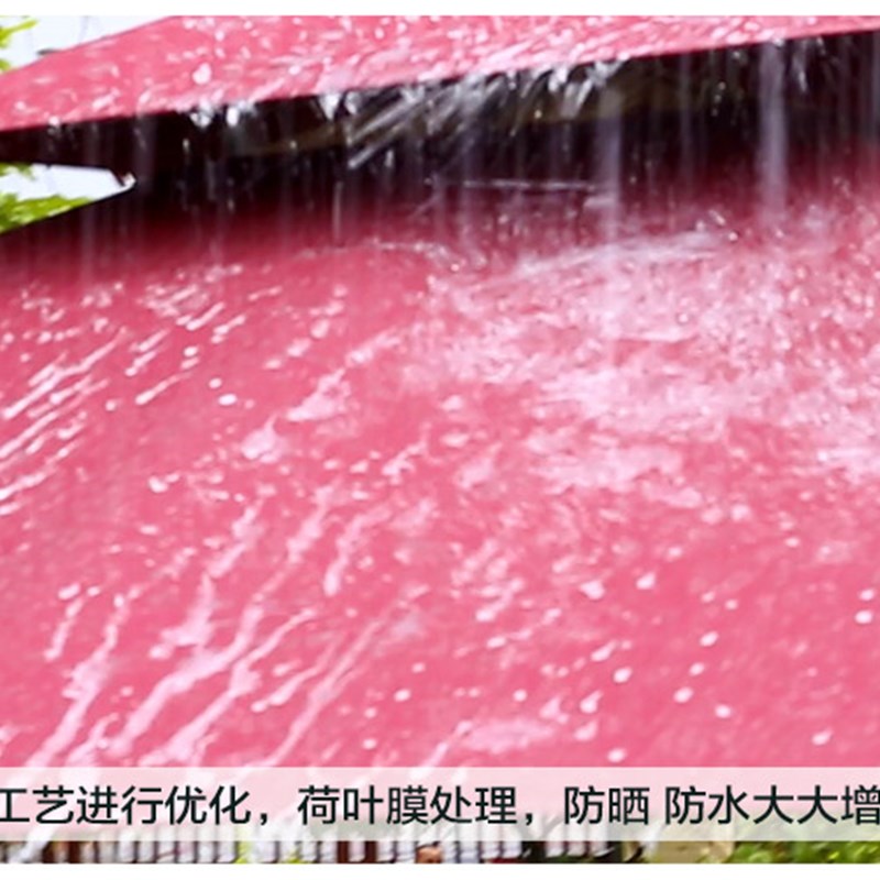 庭院遮阳伞可旋转休闲大太阳伞室外阳台花园四方罗马伞户外香蕉伞