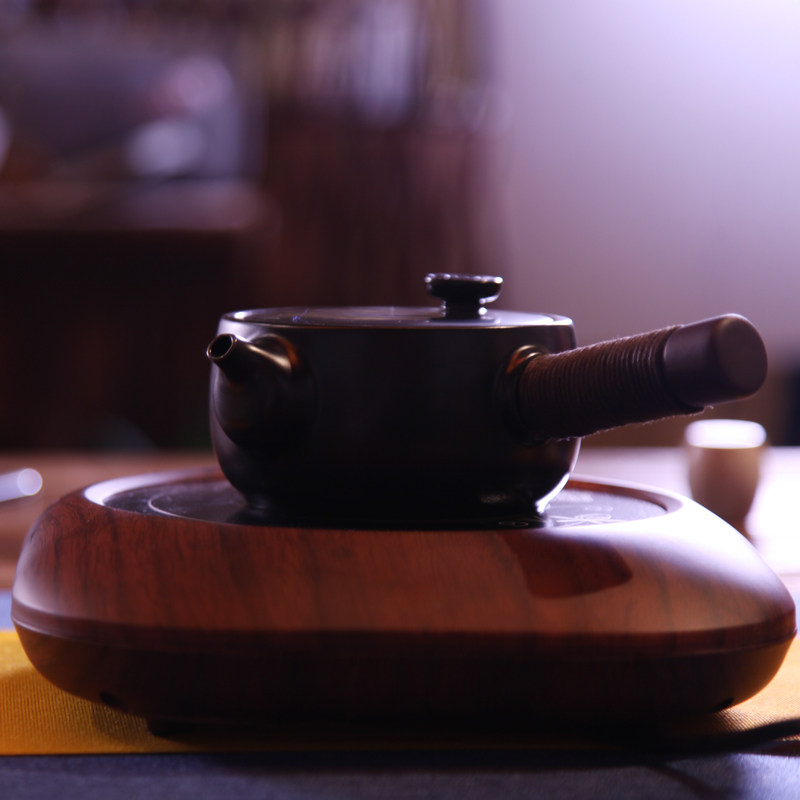 煮茶 壶 大号侧把壶 陶瓷日式功夫茶具粗陶煮茶壶普洱壶泡茶 单壶