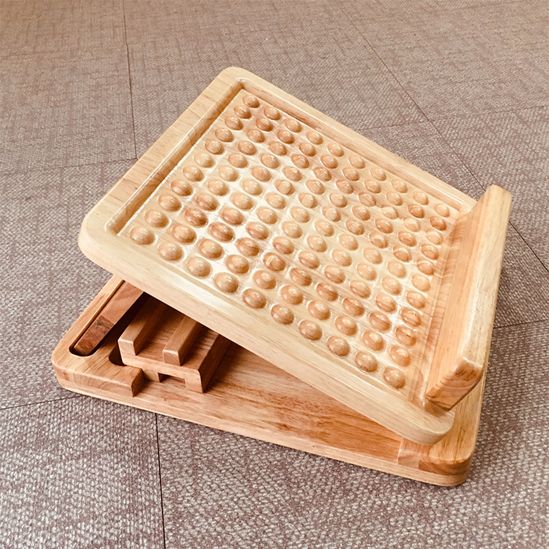 实木拉腿器拉筋凳养生健身康复站立斜板跟腱脚踏拉伸足底小腿拉板