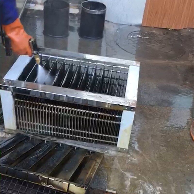 商用无烟烧烤车烤炉油烟净化器电场内过滤芯烟罩电厂清洗液清洗剂
