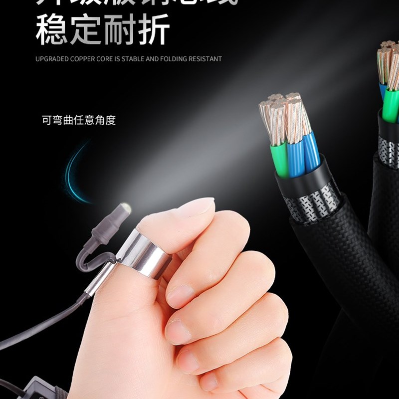 恒耳熟专业可充电采耳拇指灯掏耳朵手灯发光可视挖耳勺神器聚光灯