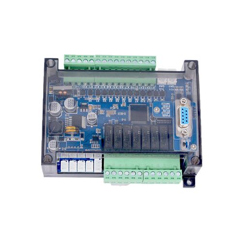 国产PLC工控板兼容FX2N领控plc控制器模拟量高速脉冲温度称重PID
