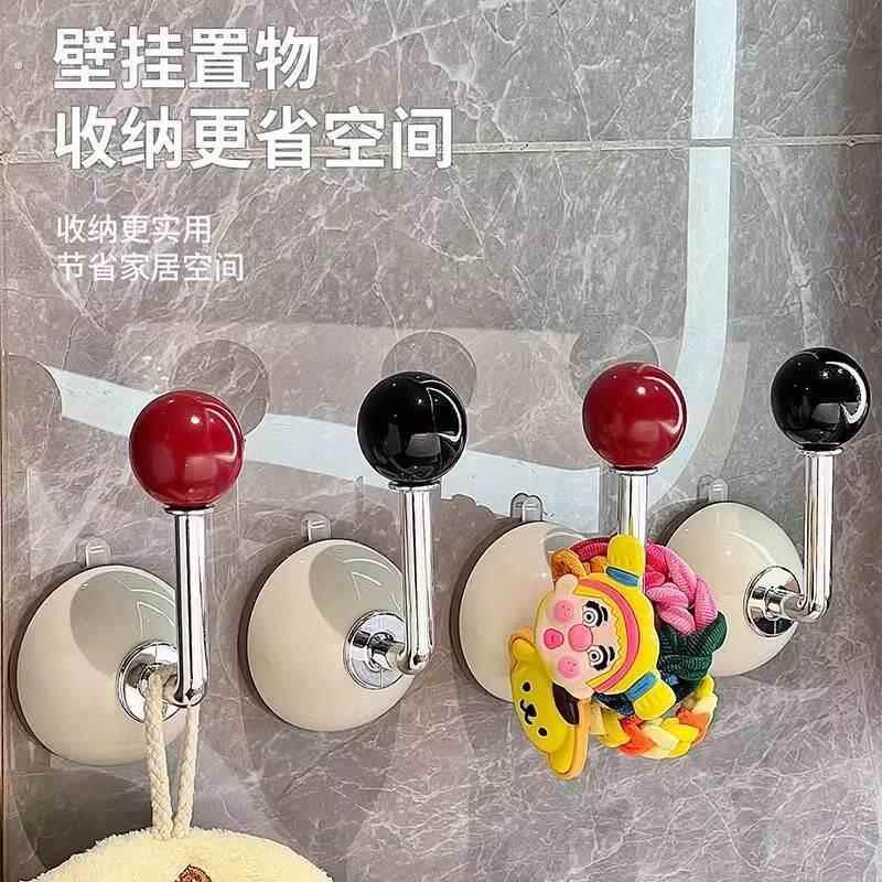 发圈发箍吸盘挂钩卫生间发饰发夹皮筋头绳收纳架发绳首饰收纳神器