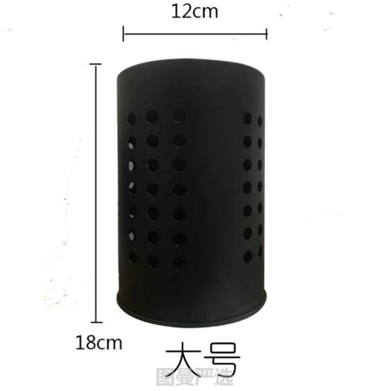 加厚不锈钢筷子筒餐具桶厨具收纳筒厨具圆孔镂空沥水筒筷子笼