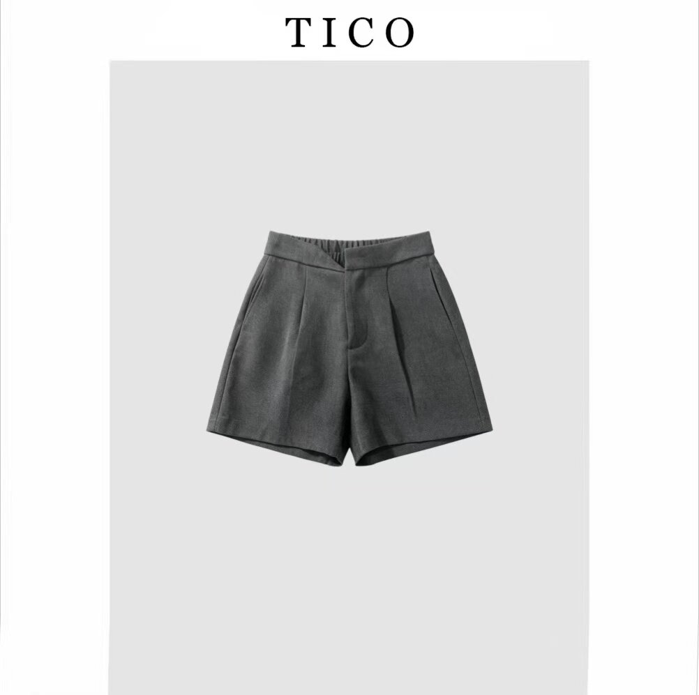 【小田直播间】TICO汀可【萧萧短裤】时尚休闲百搭休闲短裤