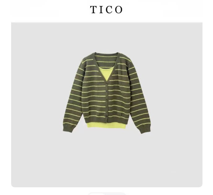 【小田直播间】TICO汀可【铃兰毛衣】时尚休闲百搭毛衣TC1041