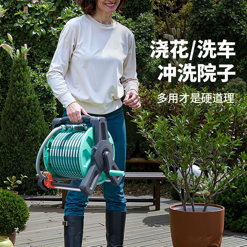 水管软管浇水4分塑料管子防冻浇菜家用pvc水管自来水浇花水枪套装