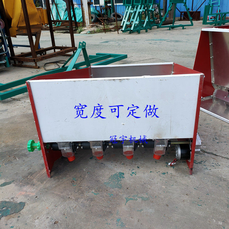 撒肥机不锈钢电动高箱旋耕机专用分体式大容量施肥箱配件齐全好装
