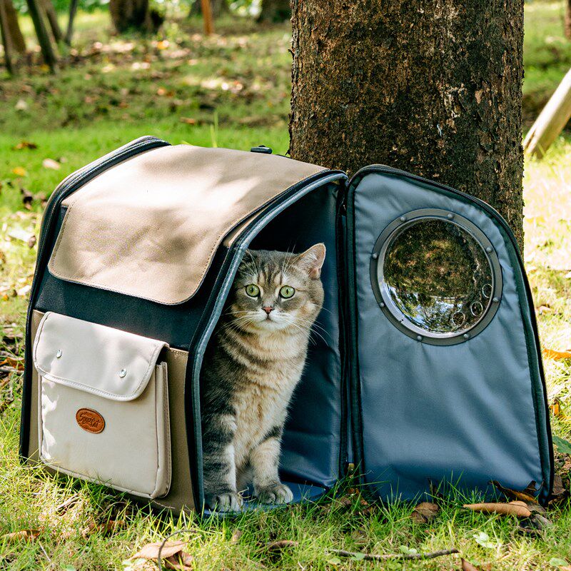 猫包外出便携包猫背包狗狗袋背猫笼双肩书包携带猫咪太空舱宠物包