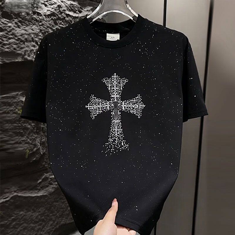 童装男童满天星空闪闪亮设计感tT恤