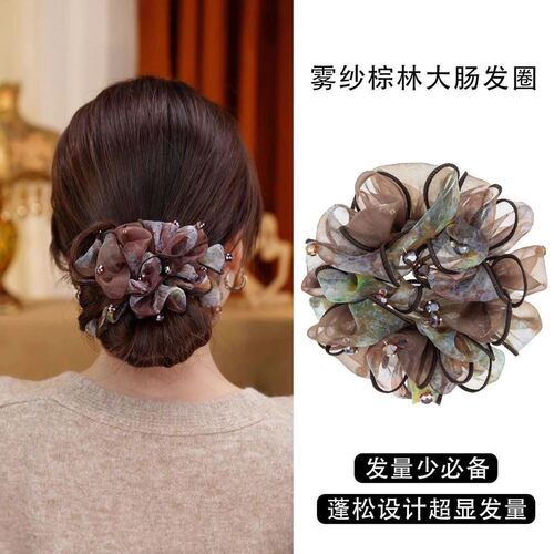 大肠发圈头绳头花皮筋发饰品